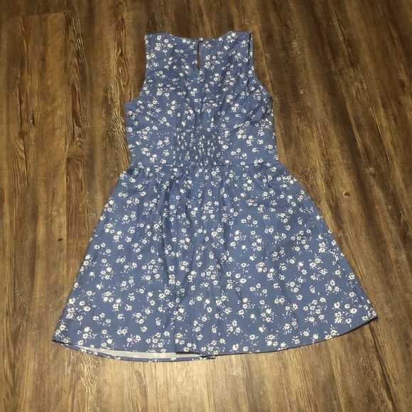 Reformation Isador Dress Women's 8 Blue Floral Print Sleeveless V Neck Spring - Picture 4 of 5